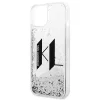 iPhone 14 Plus Karl Lagerfeld Liquid Glitter Big KL logo tok ezüst (KLHCP14MLBKLCS) thumbnail