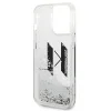 iPhone 14 Pro Karl Lagerfeld Liquid Glitter Big KL logo tok ezüst (KLHCP14LLBKLCS) thumbnail