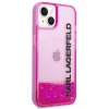 iPhone 14 Plus Karl Lagerfeld Liquid Glitter Elong tok rózsaszín (KLHCP14MLCKVF) thumbnail