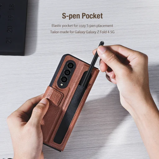Samsung Galaxy Z Fold 4 Nillkin Aoge Tok fekete (S Pent nem tartalmaz) - 6