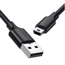 Ugreen USB - mini USB kábel 480 Mbps 1.5 m fekete (US132 10385)