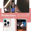 iPhone 14 Pro Spigen Cyrill Shine MagSafe-kompatibilis Glitter Rose tok és 2db üvegfólia (ACS05021) - 9