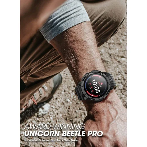 Samsung Galaxy Watch 5 Pro Supcase Unicorn Beetle Pro (45MM) szíj és tok fekete - 6