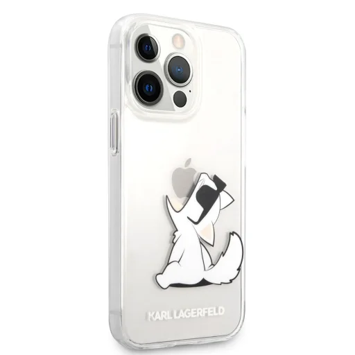 iPhone 14 Pro Max Karl Lagerfeld PC/TPU Choupette Eat tok átlátszó (KLHCP14XCFNRC) - 5
