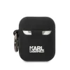 Airpods 1/2 Karl Lagerfeld Karl és Choupette szilikon tok fekete (KLACA2SILKCK) thumbnail