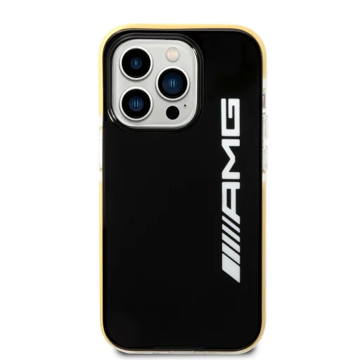 iPhone 14 Pro AMG PC/TPE Vertical Logo tok fekete (AMHCP14L2EBOK) - 6