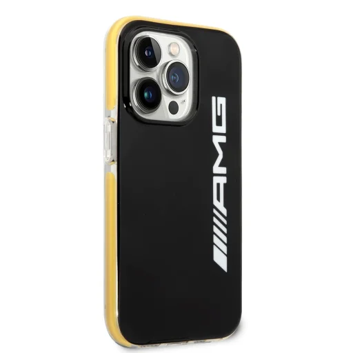 iPhone 14 Pro AMG PC/TPE Vertical Logo tok fekete (AMHCP14L2EBOK) - 2