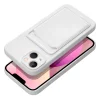 iPhone 13 Forcell Card tok kártya tárolóval fehér thumbnail