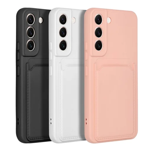 Samsung Galaxy A33 5G Forcell Card tok kártya tárolóval rózsaszín - 10