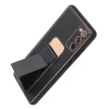 Samsung Galaxy S20 FE/S20 FE 5G Forcell Leather Kickstand tok fekete thumbnail