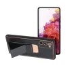 Samsung Galaxy S20 FE/S20 FE 5G Forcell Leather Kickstand tok fekete thumbnail