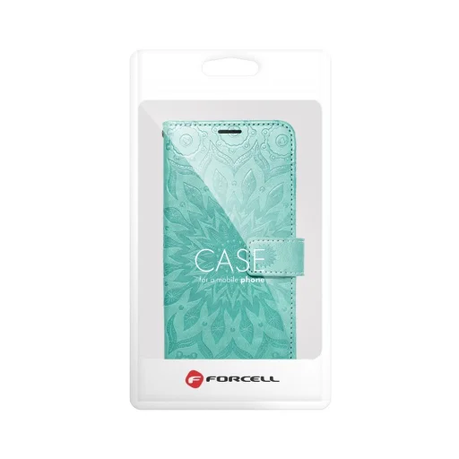 Xiaomi Redmi 9C/9C NFC Forcell MEZZO mandala mintás fliptok zöld - 2