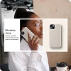 iPhone 14 Spigen Cyrill Kajuk MagSafe-kompatibilis bőrtok krémszínű (ACS05092) - 10