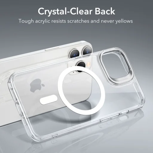  iPhone 14 Pro Átlátszó ESR Classic Kickstand Halolock MagSafe kompatibilis tok - 2