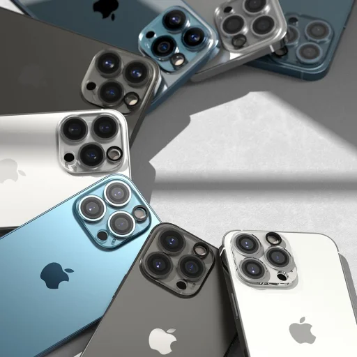 iPhone 14 Pro/ 14 Pro Max / 15 Pro / 15 Pro Max Ringke hátlapi kameralencse védő keret 2 db - 4