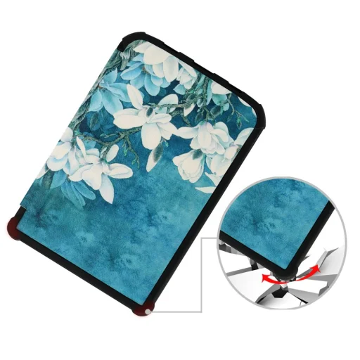 Pocketbook Color/Touch lux 4/5/HD 3 Tech-protect Smartcase Tok Magnolia mintával - 4