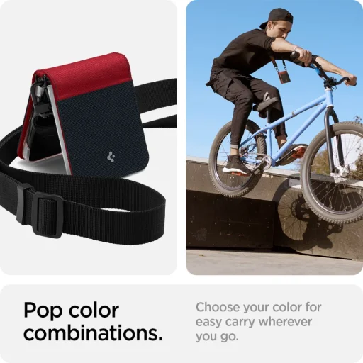 Samsung Galaxy Z FLip 4 Spigen Compoty tok katicabogár (ACS05175) - 11