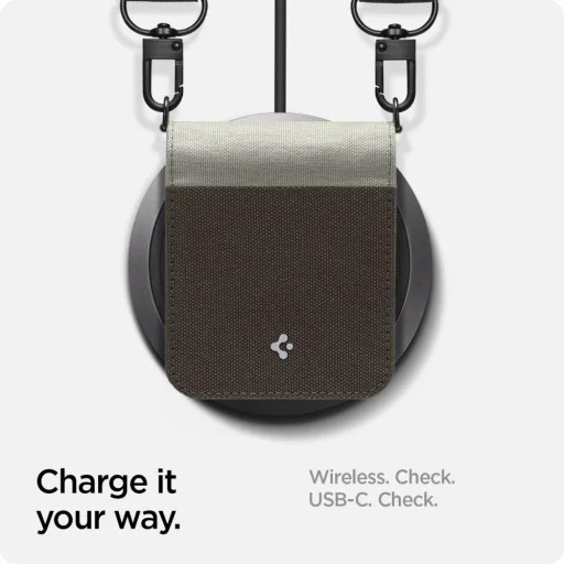 Samsung Galaxy Z FLip 4 Spigen Compoty tok Tan (ACS05176) - 12