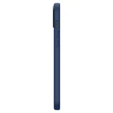 iPhone 14 Plus Spigen Silicone Fit MagSafe kompatibilis tok tengerészkék