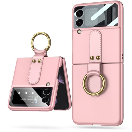 Samsung Galaxy Z Flip 4 Tech-Protect Icon Ring tok Rose Gold - 1