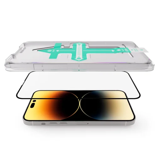 iPhone 14 Pro Max/15 Plus Next One Screen Protector All-rounder kijelzővédő üvegfólia fekete kerettel (IPH-14PROMAX-ALR) - 3