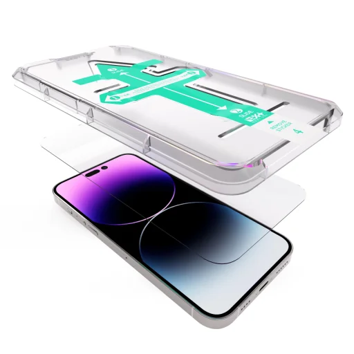 iPhone 14 Pro/15 Next One kijelzővédő üvegfólia (IPH-14PRO-TMP) - 3