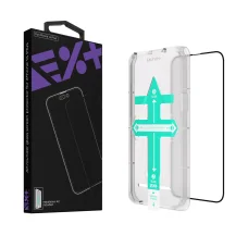 iPhone 14 Plus Next One Screen Protector All-rounder kijelzővédő üvegfólia fekete kerettel