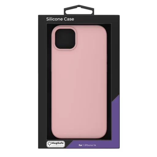 iPhone 14 Next One MagSafe-kompatibilis szilikontok balett rózsaszín (IPH-14-MAGSAFE-PINK) - 4