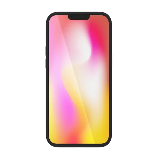 iPhone 14 Next One MagSafe-kompatibilis szilikontok fekete (IPH-14-MAGCASE-BLACK) - 9