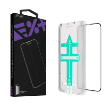 iPhone 14 Next One Screen Protector All-rounder kijelzővédő üvegfólia fekete kerettel (IPH-14-ALR)