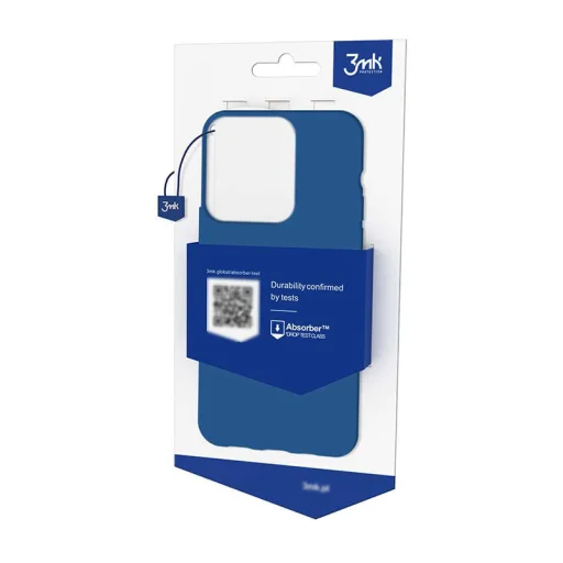 iPhone 14 Pro 3MK matt szilikon tok kék - 7