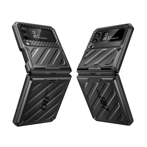  Samsung Galaxy Z Flip 4 Fekete Supcase Unicorn Beetle Pro tok - 2