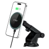 Tech-Protect A2 mágneses autós telefontartó vezeték nélküli töltéssel 15W fekete Magsafe - 4
