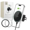 Tech-Protect A2 mágneses autós telefontartó szellőzőrácshoz vezeték nélküli töltéssel 15W fekete Magsafe thumbnail