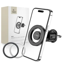 Tech-Protect N51 mágneses autós telefontartó szellőzőrácsra fekete Magsafe