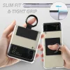 Samsung Galaxy Z Flip 4 WhiteStone Clear Case Ring tok bézs thumbnail