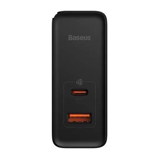 Baseus GaN5 Pro USB Type C / USB-A 100W PD3.0, QC4.0 +, AFC gyorstöltő, hálózati töltő adapter fekete (CCGP090201) - 6