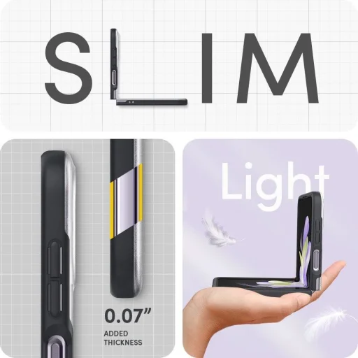 Samsung Galaxy Z Flip 4 Spigen Cyrill Color Brick áttetsző (ACS05120) - 6