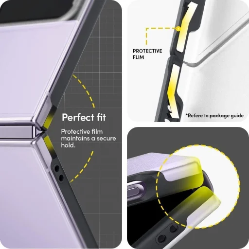 Samsung Galaxy Z Flip 4 Spigen Cyrill Color Brick áttetsző (ACS05120) - 9