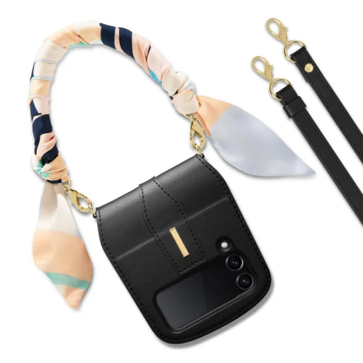 Samsung Galaxy Z Flip 4 Spigen Lienar Calin fekete (ACS05171) - 2