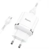 HOCO N3 Hálózati töltő adapter 18W QC3.0 3A + microUSB kábel 1m fehér thumbnail