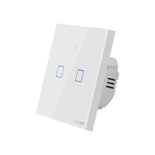 Sonoff RF 433 T1 EU TX 2xcsatornás WiFi okos kapcsoló fehér (IM190314013) - 2