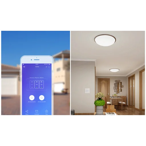 Sonoff RF 433 T1 EU TX 2xcsatornás WiFi okos kapcsoló fehér (IM190314013) - 5