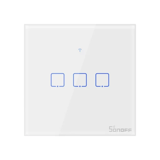 Sonoff RF 433 T1 EU TX 3xcsatornás WiFi okos kapcsoló fehér (IM190314014) - 2