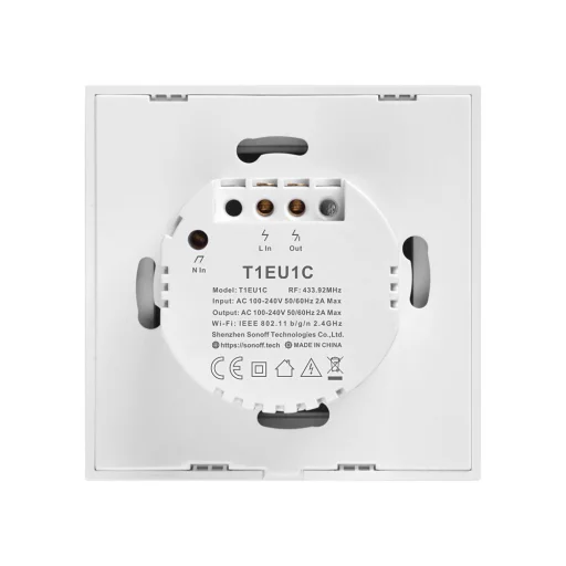 Sonoff RF 433 T1 EU TX 3xcsatornás WiFi okos kapcsoló fehér (IM190314014) - 6