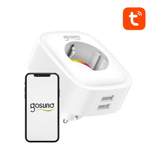 Gosund SP112 okos konnektor aljzat WiFi 2xUSB - 6