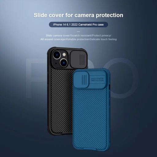 iPhone 14 Plus Nillkin CamShield Pro tok fekete - 6