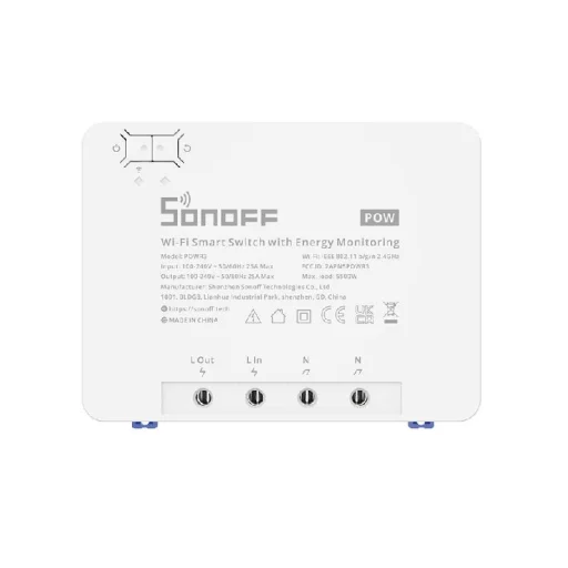 Sonoff Smart WiFi POWR3 okos kapcsoló nagy teljesítménnyel - 1