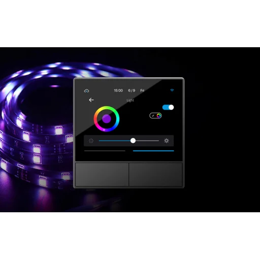 Sonoff NSPanel WiFi fali okoskapcsoló érintős LED kijelzővel, hőmérővel, termosztáttal - 6