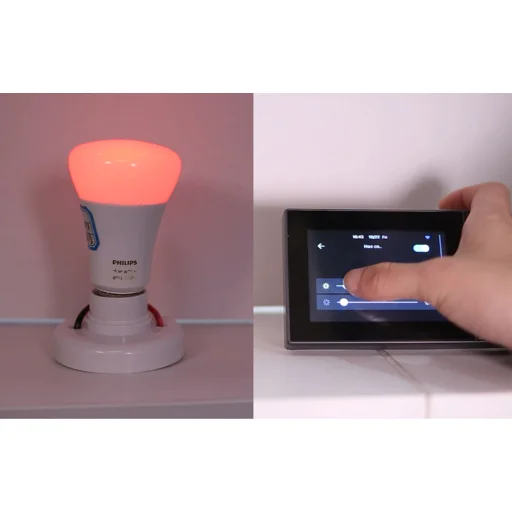 Sonoff NSPanel WiFi fali okoskapcsoló érintős LED kijelzővel, hőmérővel, termosztáttal - 7